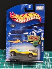 2002 Hot Wheels #170 Splittin' Image Antifreeze Green 5SP Wheels RACE & WIN CARD
