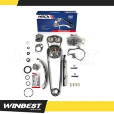 Timing Chain Kit Engine Water Pump Set fit 98-01 Nissan Altima 2.4L KA24DE DOHC