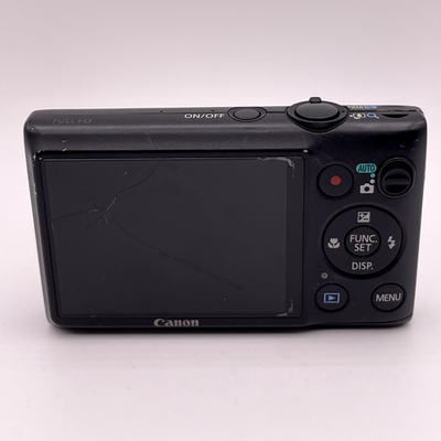 Canon PowerShot ELPH 300 HS Digital Camera – Black – Lens Stuck