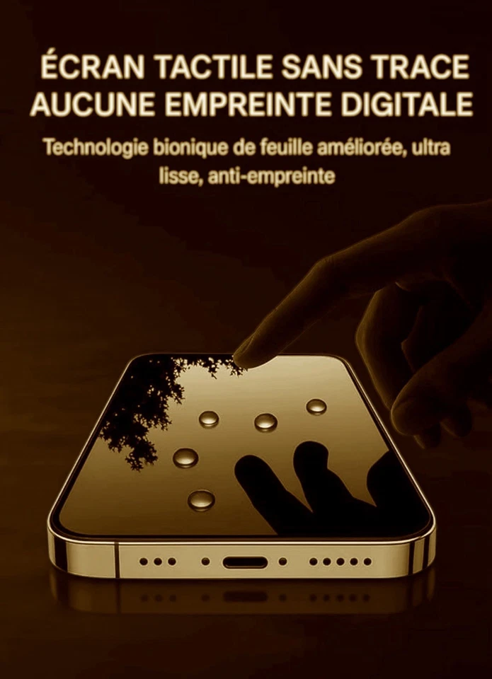 Verre Trempé pour iPhone Protection Anti Espion iPhone air 17 16P 15 14P 13 12 - Photo 4/4