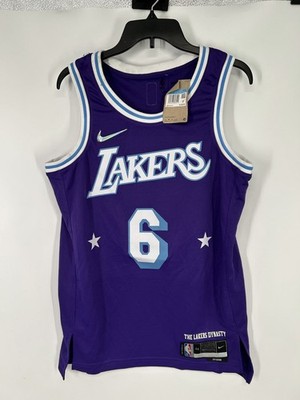 Nike Los Angeles Lakers #6 Lebron James City Edition Jersey Medium