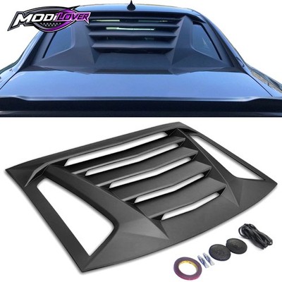 Fits 11-23 Dodge Charger Ikon V2 Style Rear Window Louver Cover ABS