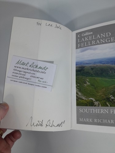 Vintage Lakeland Fellranger Walking Guides Bundle All Signed By Mark Richards - Picture 14 of 23