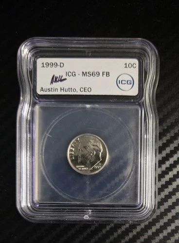 Photo of a 1999-D Roosevelt Dime from an eBay listing that sold on Jul 19, 2026