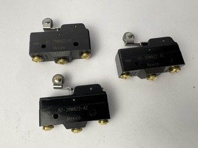 Lot 3 Honeywell Microswitch BZ-2RW822-A2 Basic Roller Snap Action Switch