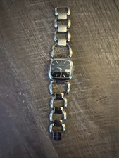 Gucci YA125510 Black Dial Stainless Steel Ladies Watch