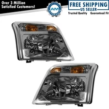Headlight Assembly Set Fits 2010-2013 Ford Transit Connect