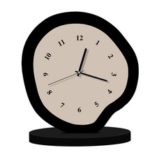 SDesktop Clock Desktop Clock Battery Operated Home Countertops Decor O2W43551
