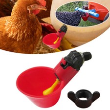 Auto Drinker Feeder Nipple Chicken Bird Hen Poultry Water Drinking Cups