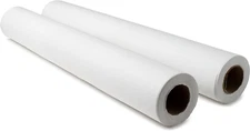 2 Rolls, Exam Table Paper LARGE ROLL 21" x 225 Foot Smooth Table Paper White
