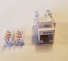 Cat5e RJ-45 Keystone Jacks White - QUANTITY OF 40