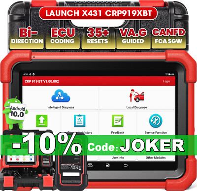 LAUNCH X431 CRP919X BT PRO Profi KFZ OBD2 Diagnosegerät ALLE Systeme ECU Coding