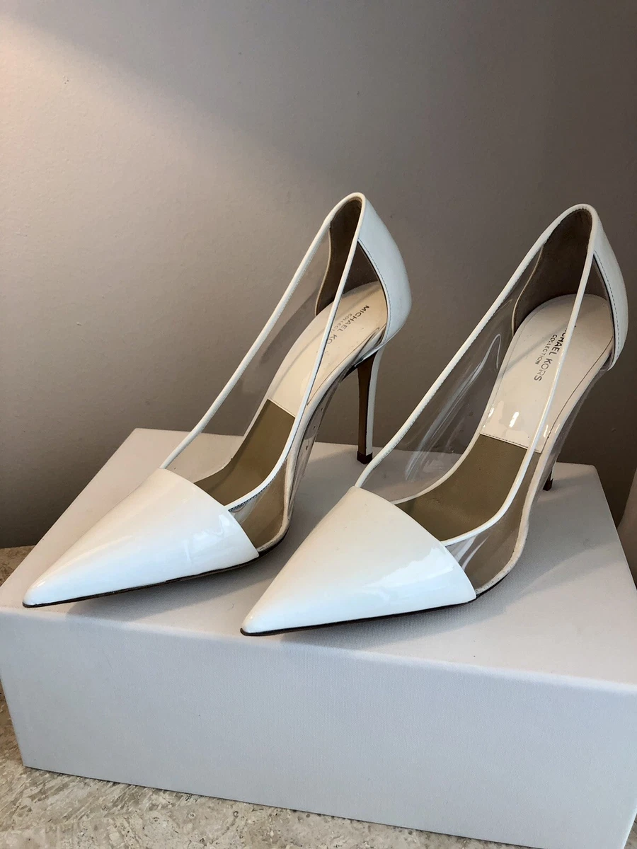 Michael kors pumps white hotsell