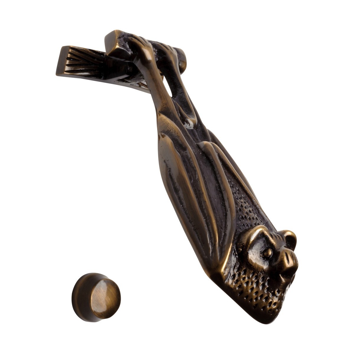 Renovators Supply Antique Brass Door Knocker Bat Design Brass Door ...
