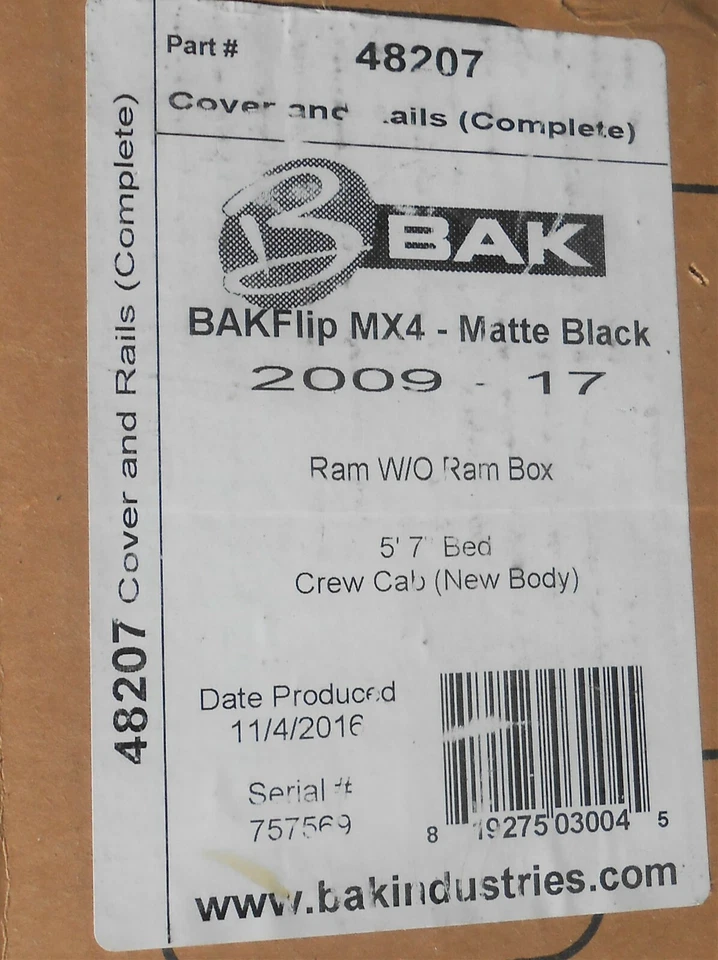 ROLLBACK G2 14-16 Silverado/Sierra & BAKFlip 09-16 Dodge Ram w/o Ram Box Foto 2 de 3