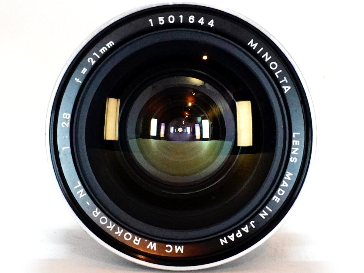 ★稀少＆美品★MINOLTA MC W.ROKKOR-NL 21mm F2.8 Minolta MC W.Rokkor-NL 21mm F/2.8 | LENS-DB.COM
