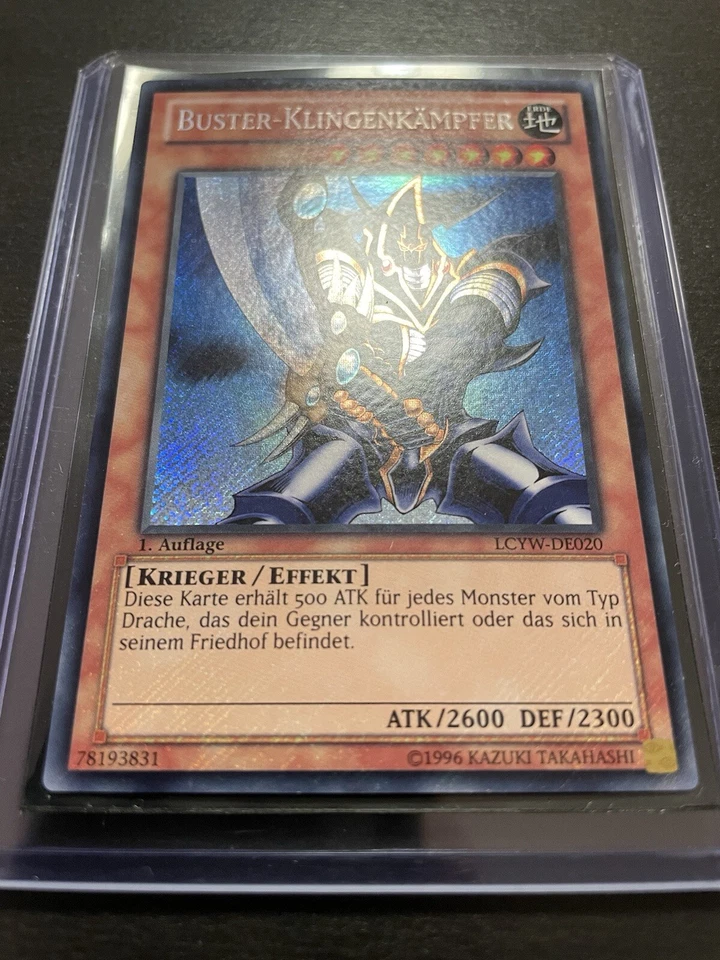 Yu-Gi-Oh! Buster Klingenkämpfer LCYW Secret Rare Near Mint 1. Auflage Legendary - Bild 4 von 4