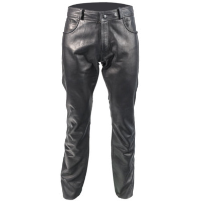 Richa Klassisch Damen Leder Motorrad Jeans - Schwarz