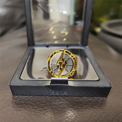 The Flash Barry Allen Same Style Ring Replica Metal Finger Ring Open Adjustable - Picture 9 of 10