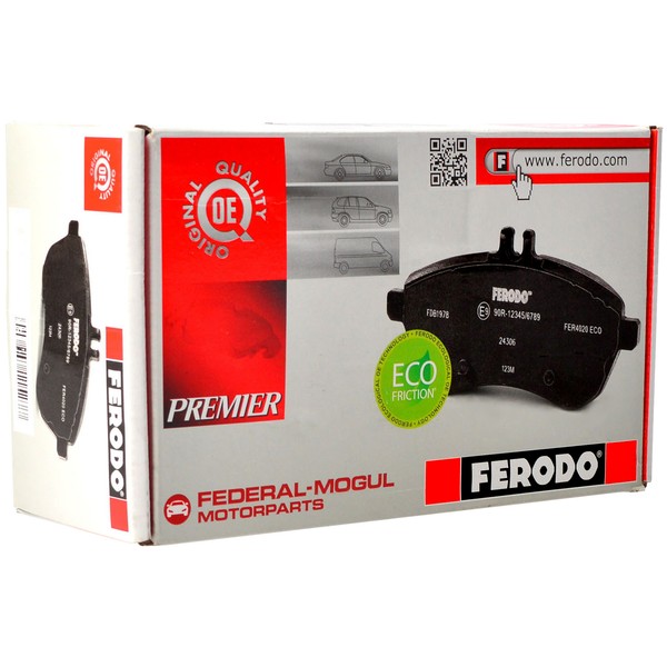 Ferodo FDB1630 BremsbeläGe Vorne FüR Fiat Panda Punto Seicento 600 Ford KA-image