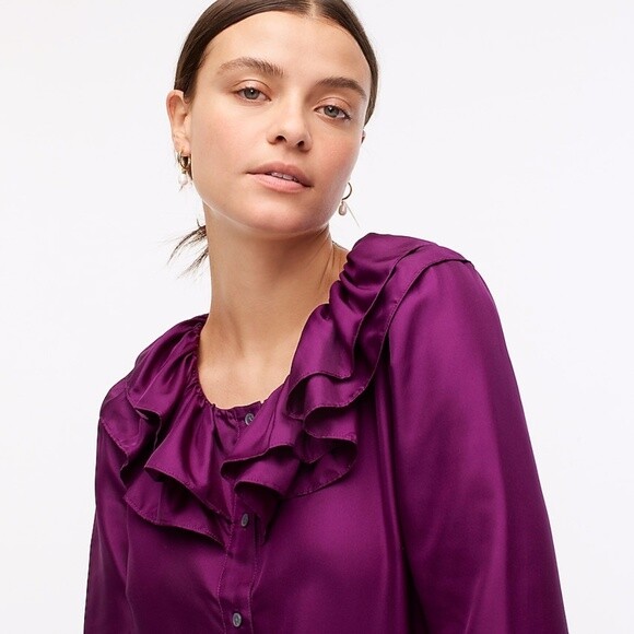 PLEATS PLEASE フレンチスリーブトップス ハイネック 紫紺 PLEATS PLEASE フレンチスリーブトップス ハイネック 紫紺