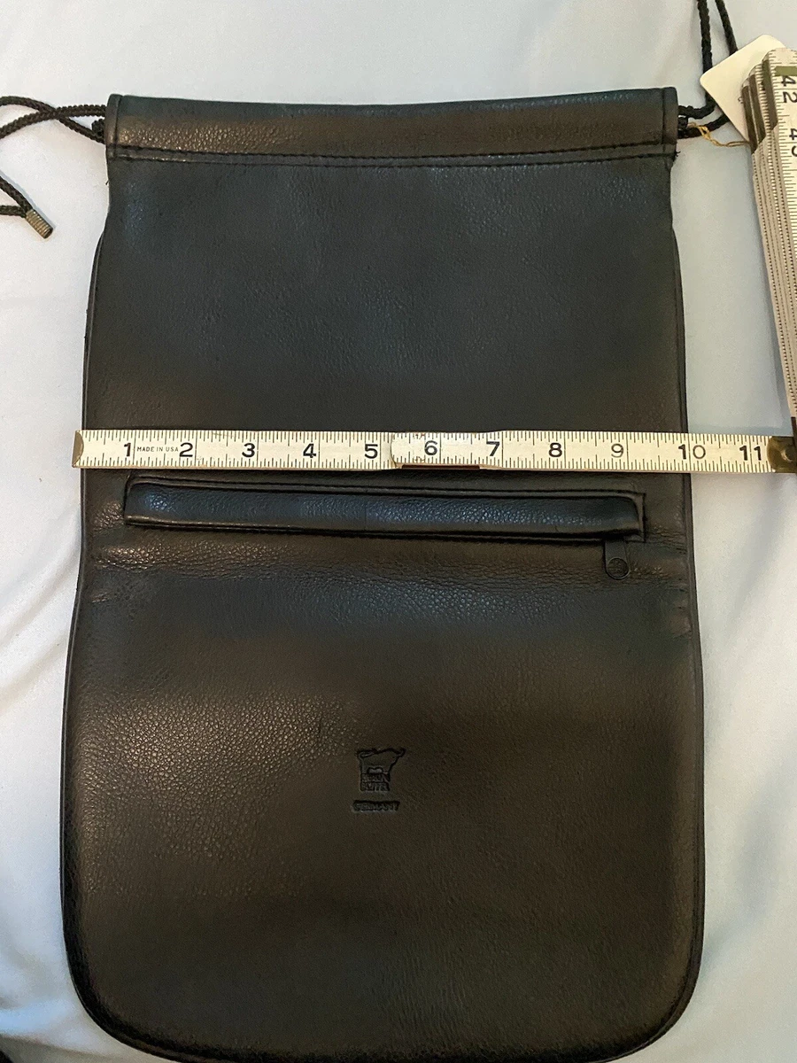 Braun Buffel Shoe Bag Leather, Drawstring, Zipper, Black | eBay