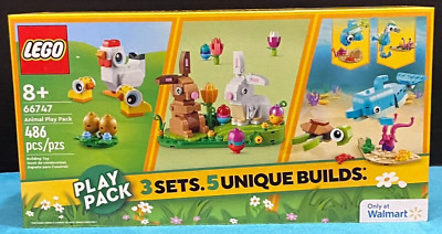 Lego #66747 Animal Play Pack  Walmart Exclusive - 3 Sets/5 Unique Builds - New