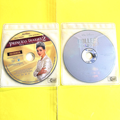 The Princess Diaries 2 / College Road Trip DOUBLE FEATURE DVD Discs ONLY