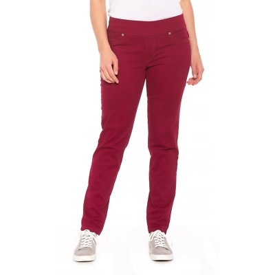 womens red jeggings