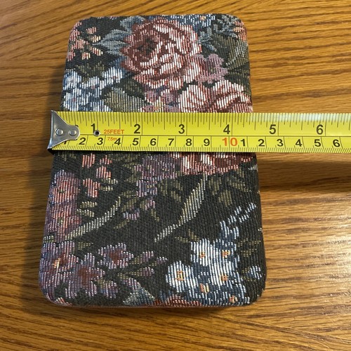 Estuche de joyería de viaje floral vintage, hecho en Taiwán, R.O.C. - Imagen 11 de 11