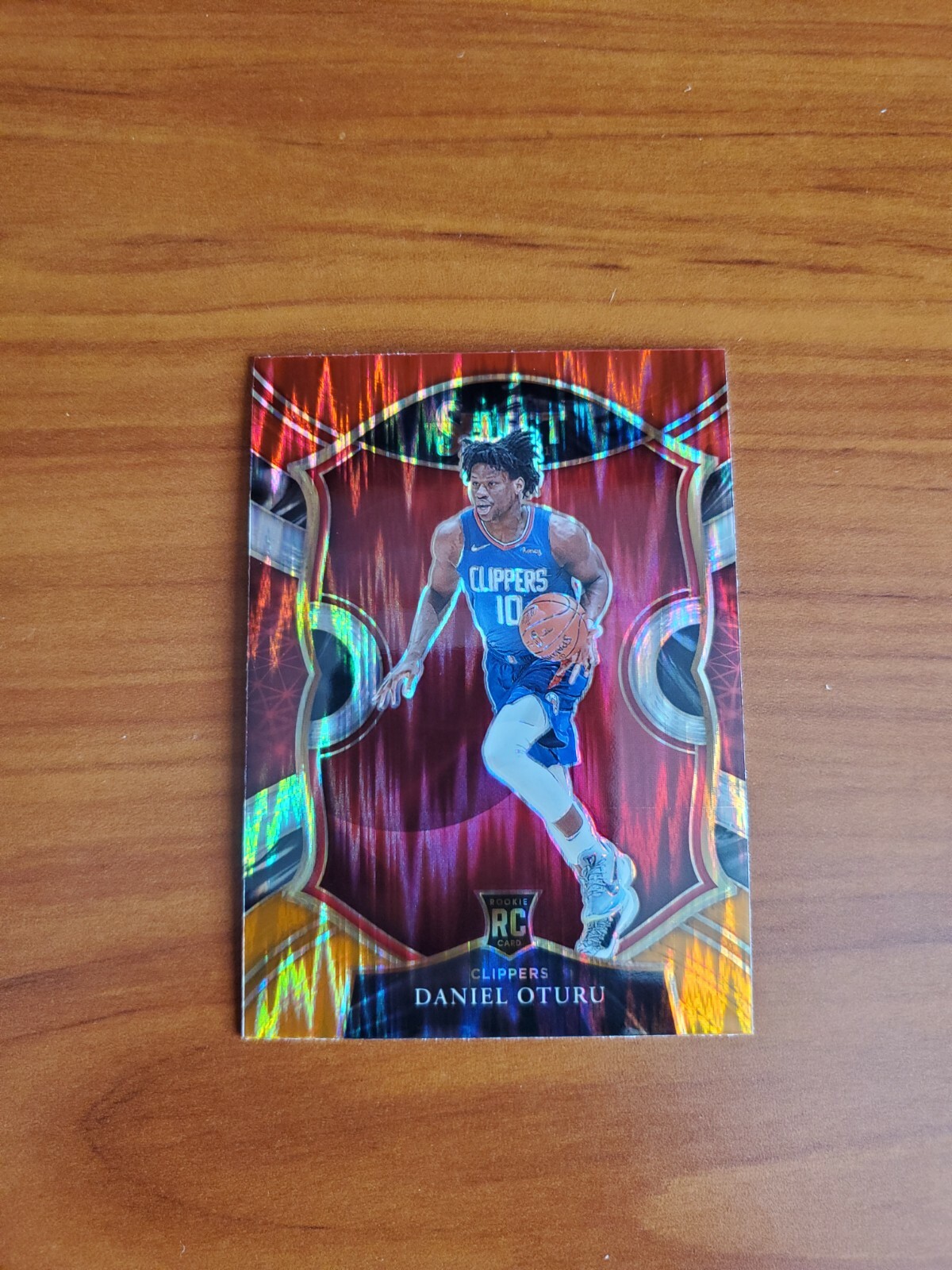 Daniel Oturu - 2020-21 Panini Select RC #93 - Red, White, Orange Flash Prizm
