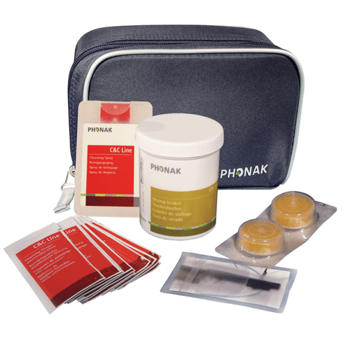 Phonak C & C Kit 2 - Phonak Cleaning Kit for BTE and ITE Hearing Aids  - Afbeelding 1 van 1