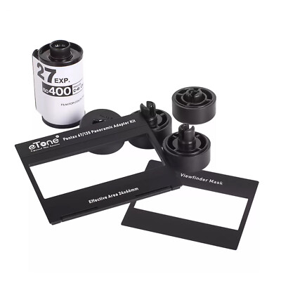 eTone Conversion Kit For Pentax 67II 67 6x7  Camera 120 to 135 Panorama photo