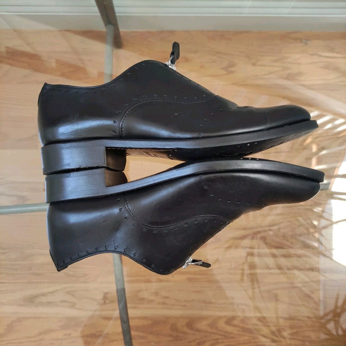 The Office of Angela Scott Oxfords Black Ms. Winnie Zip 37