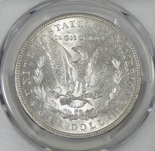 1902 Morgan Dollar CERTIFIED PCGS AU 58 Silver Dollar - Picture 3 of 4