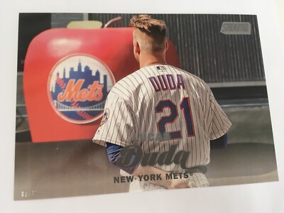 2017 Topps Stadium Club Jumbo 5x7 Lucas Duda Mets 156 # d 04/49