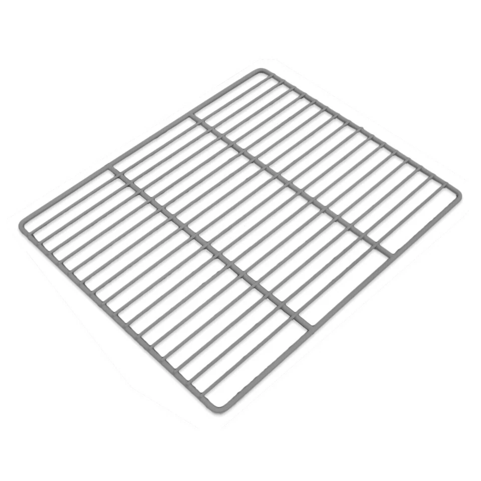 PART34 2/1 GREY GASTRONORM PLASTIC COATED WIRE FRIDGE FREEZER SHELF 650mm x 530mm