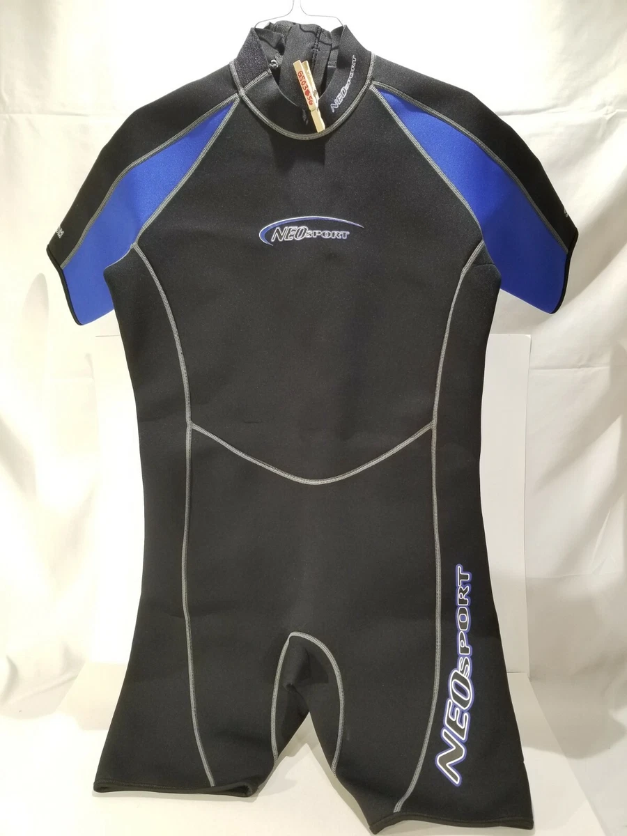 NeoSport Wetsuit Men s Premium Neoprene 3mm Shorty XL Surf Black