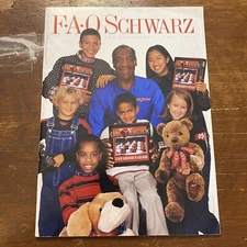 F.A.O. SCHWARZ Fall 1998 Bill Cosby TOY CATALOG, Radko Star Wars Ads