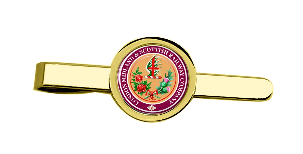 LMS LONDON MIDLAND & SCOTTISH RAILWAY RAIL LAPEL PIN BADGE TIE