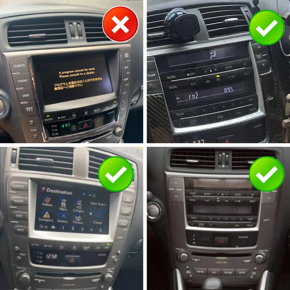 64GB Android 15 Carplay Car GPS Radio Stereo DSP For Lexus IS250 IS350 2005-2012 Foto 4 de 4