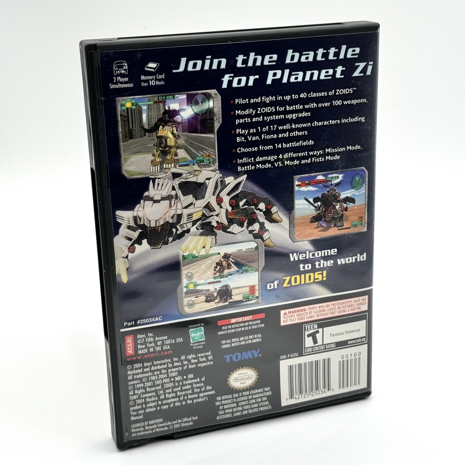 Zoids Battle Legends GameCube (Nintendo GameCube, 2004) Complete In Box