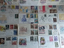 (2)-lot of 25 various first day envelopes - Vatican Post
