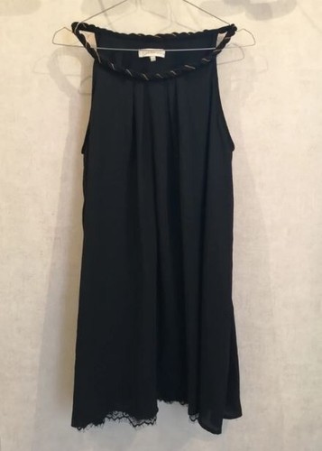 Robe noire sans taille chaînette sur l'encolure T36 Solange (2202184) - Picture 3 of 4