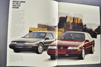 1991 Mercury Brochure Grand Marquis Cougar XR7 Capri Tracer Sable