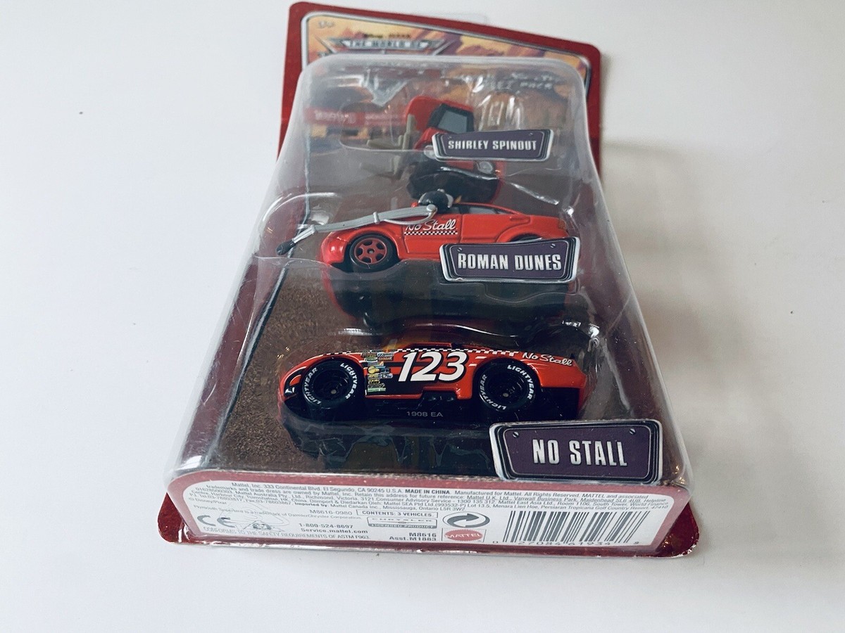 SHIRLEY SPINOUT ROMAN DUNES カーズ ミニカー Disney Cars TEAM NO STALL SHIRLEY ROMAN World Of Cars . | eBay