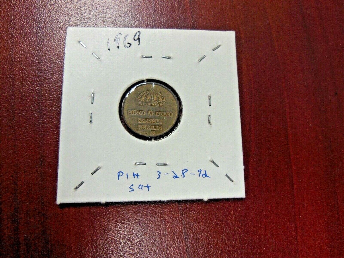 1969-U Swedish One (1) Ore 