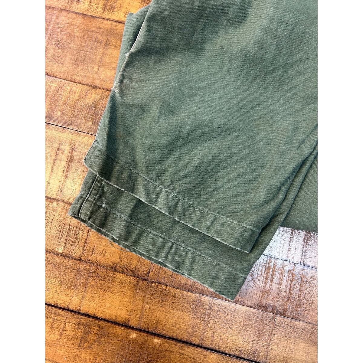 60s 70s vintage U.S. Army distressed og-107 baker pants size 60s 70s vintage U.S. Army distressed og-107 baker pants size