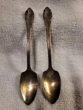 1847 ROGERS Bros A1 IS REMEMBRANCE Fruit/Orange/Grapefruit Spoon 6" Set of 2 