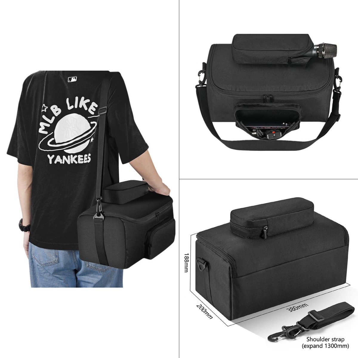 For W-KING T9-2 80W Bluetooth Audio Speaker Carrying Case For W-KING T9-2 80W Bluetooth Audio Speaker Carrying Case